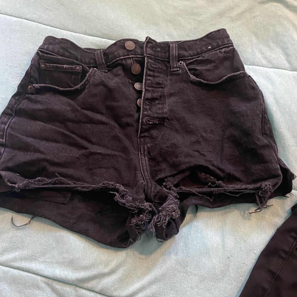 Abercrombie & Fitch Curve Love HR Mom Short 25